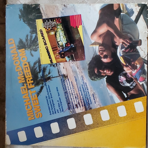 MCA RECORDS-Michael McDonald-Sweet Freedom Mixes. "Running Scared" Music. EUC. - Picture 5 of 12